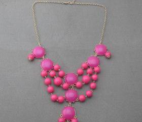 Sale party wedding necklace/gift /statement necklace/Crystal Pearl Necklace/bubble necklace/bib necklace/acrylic necklace 26