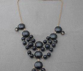 Sale party wedding necklace/gift /statement necklace/Crystal Pearl Necklace/bubble necklace/bib necklace/acrylic necklace 25